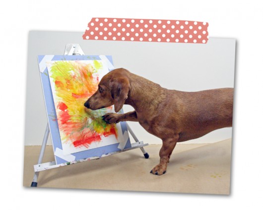 ammo the dachshund painting ammo the dachshund painting