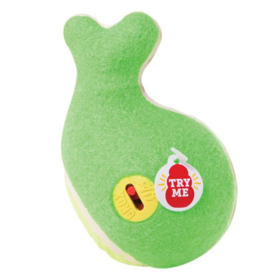 Friday Fetch Squeaky Dog Toys with a Mute Button Ammo the Dachshund